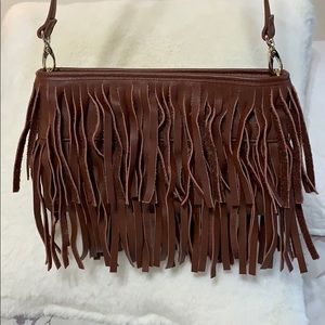 White House|Black Market fringe crossbody